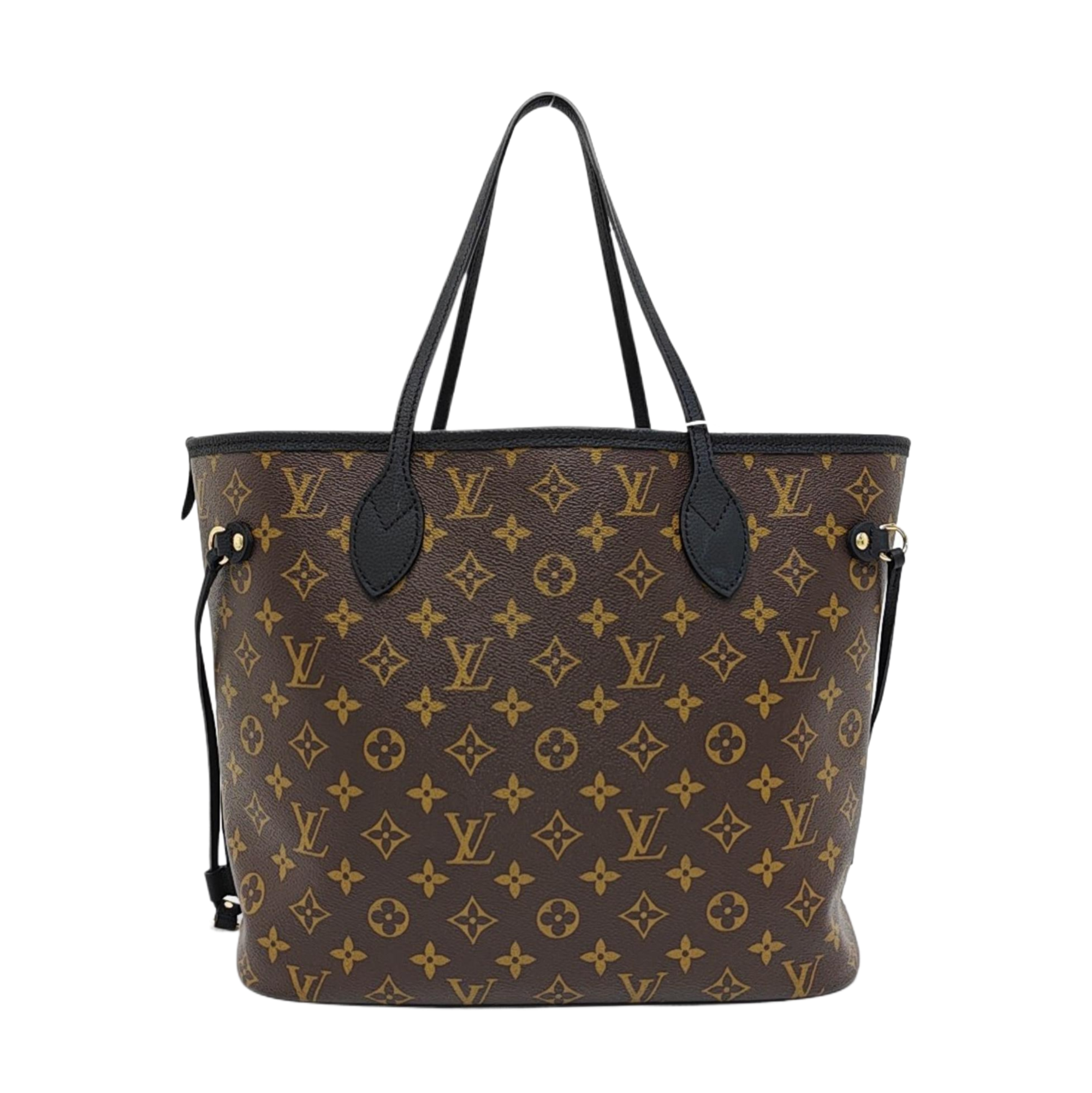 NEVERFULL INSIDE OUT MM Monogram Calfskin Black