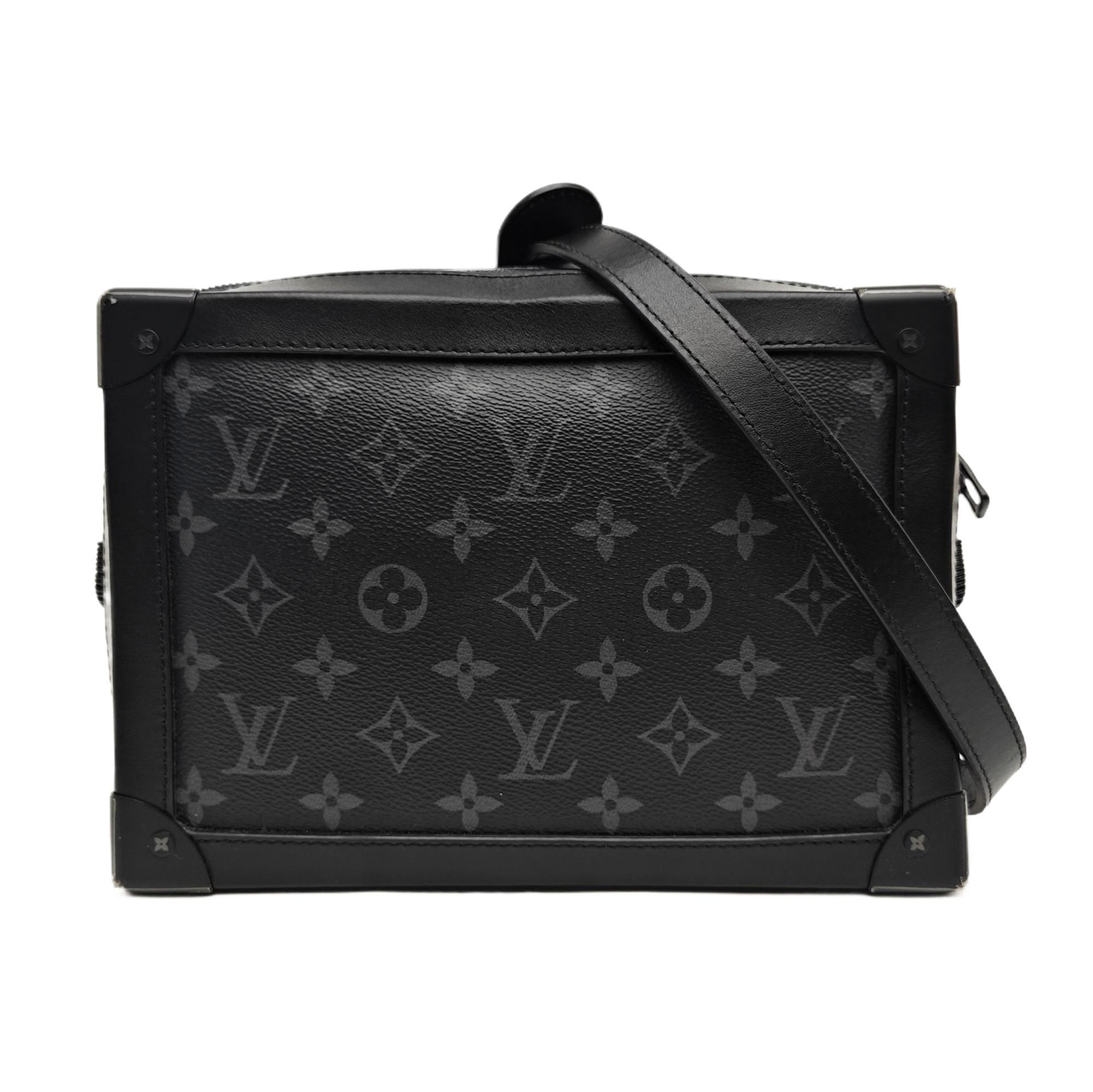 SOFT TRUNK Monogram Coated Canvas Black