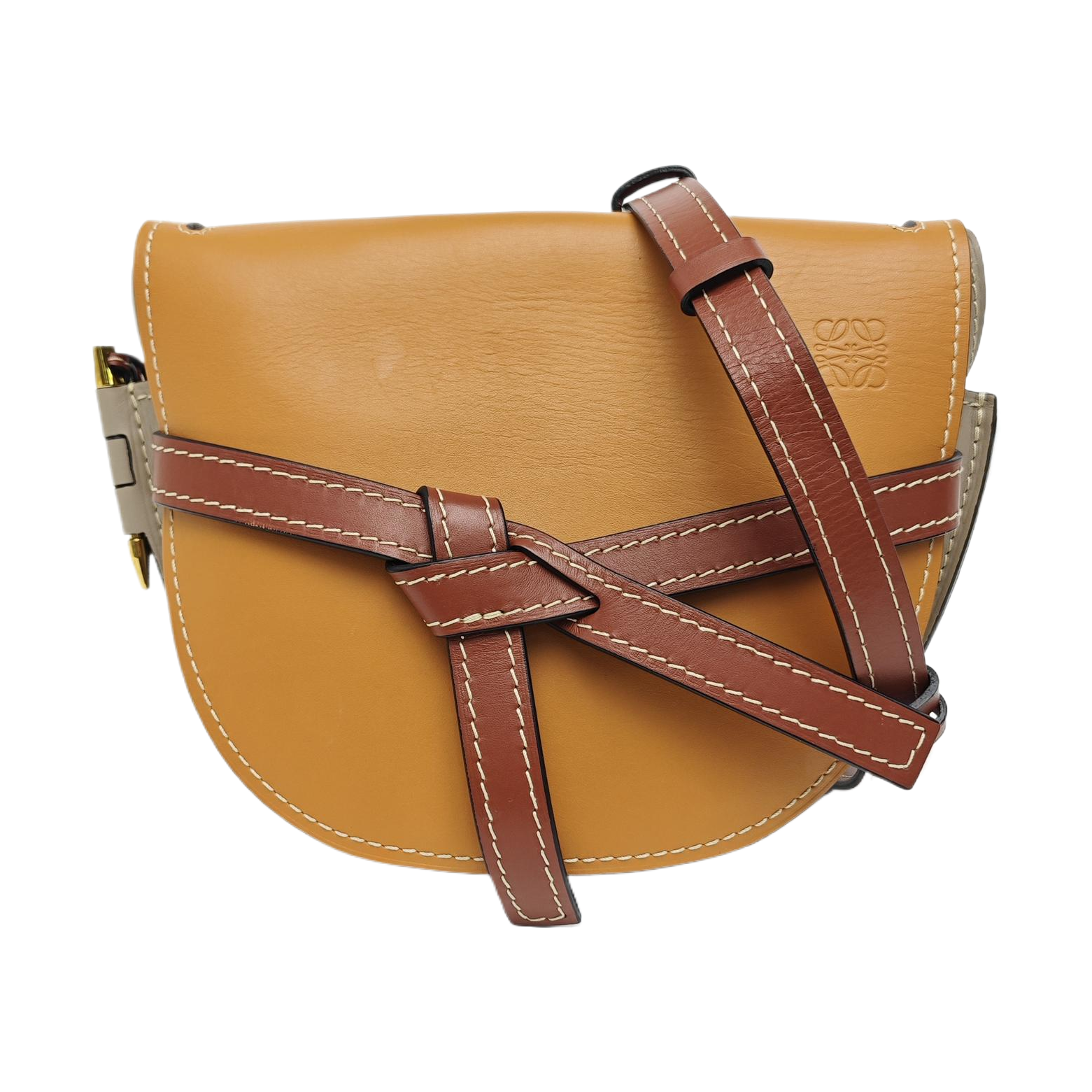 Gate Small Calfskin Brown