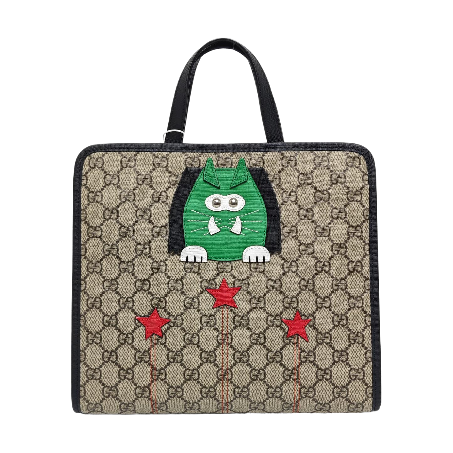 Monogram Coated Canvas Top Handle Bag Beige