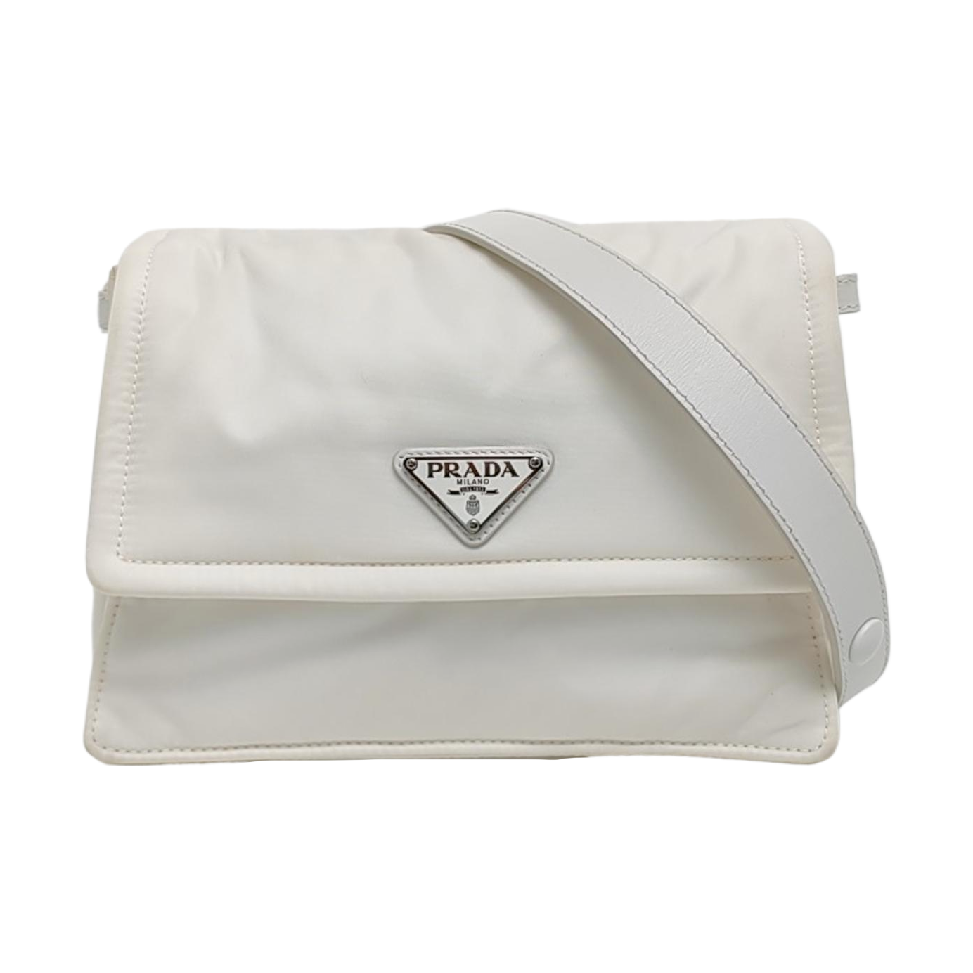 Invite Quilted Nylon White
