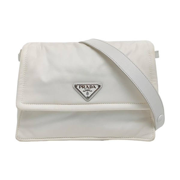 Invite Quilted Nylon White