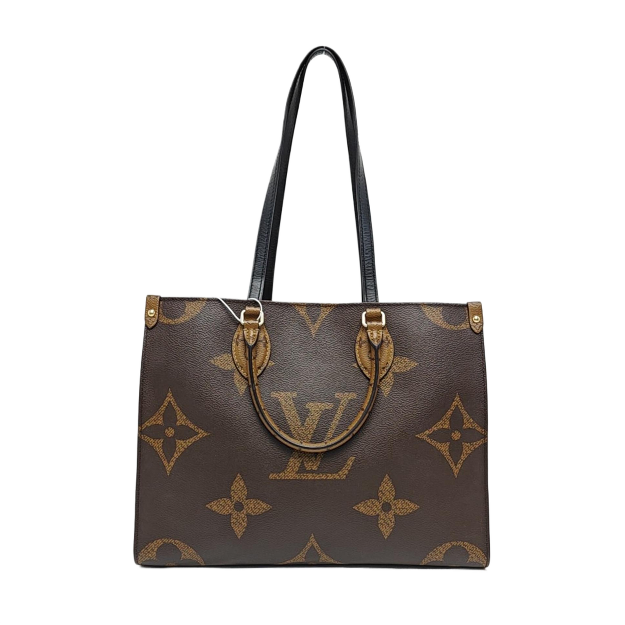 ONTHEGO MM Monogram Coated Canvas Brown
