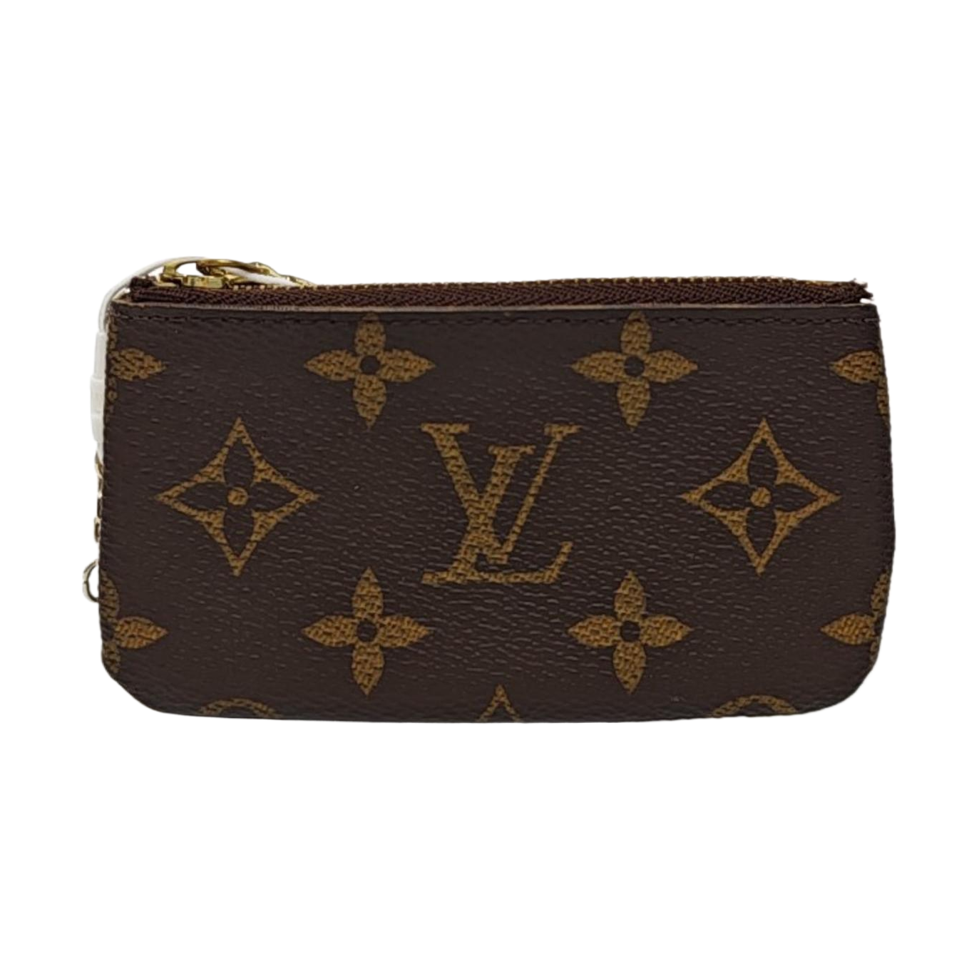 Monogram Coated Canvas Key Pouch Brown