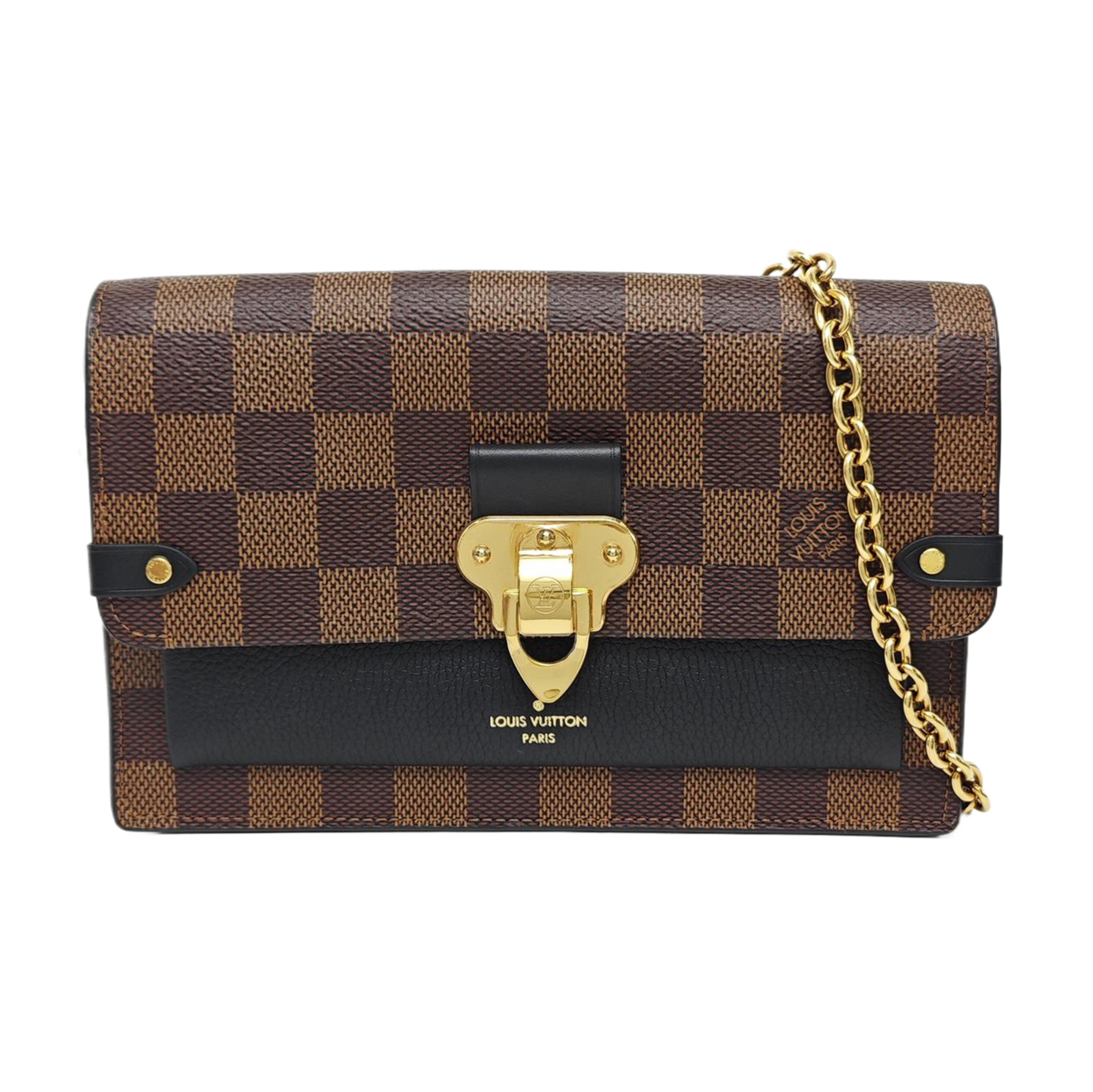 VAVIN Damier Ebene Coated Canvas Brown