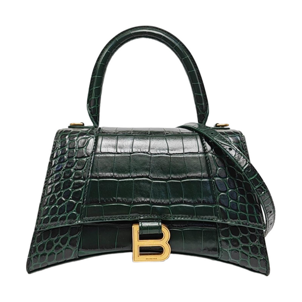 Hourglass S Calfskin Green