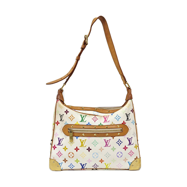 LV × TM BOULOGNE Monogram Coated Canvas White