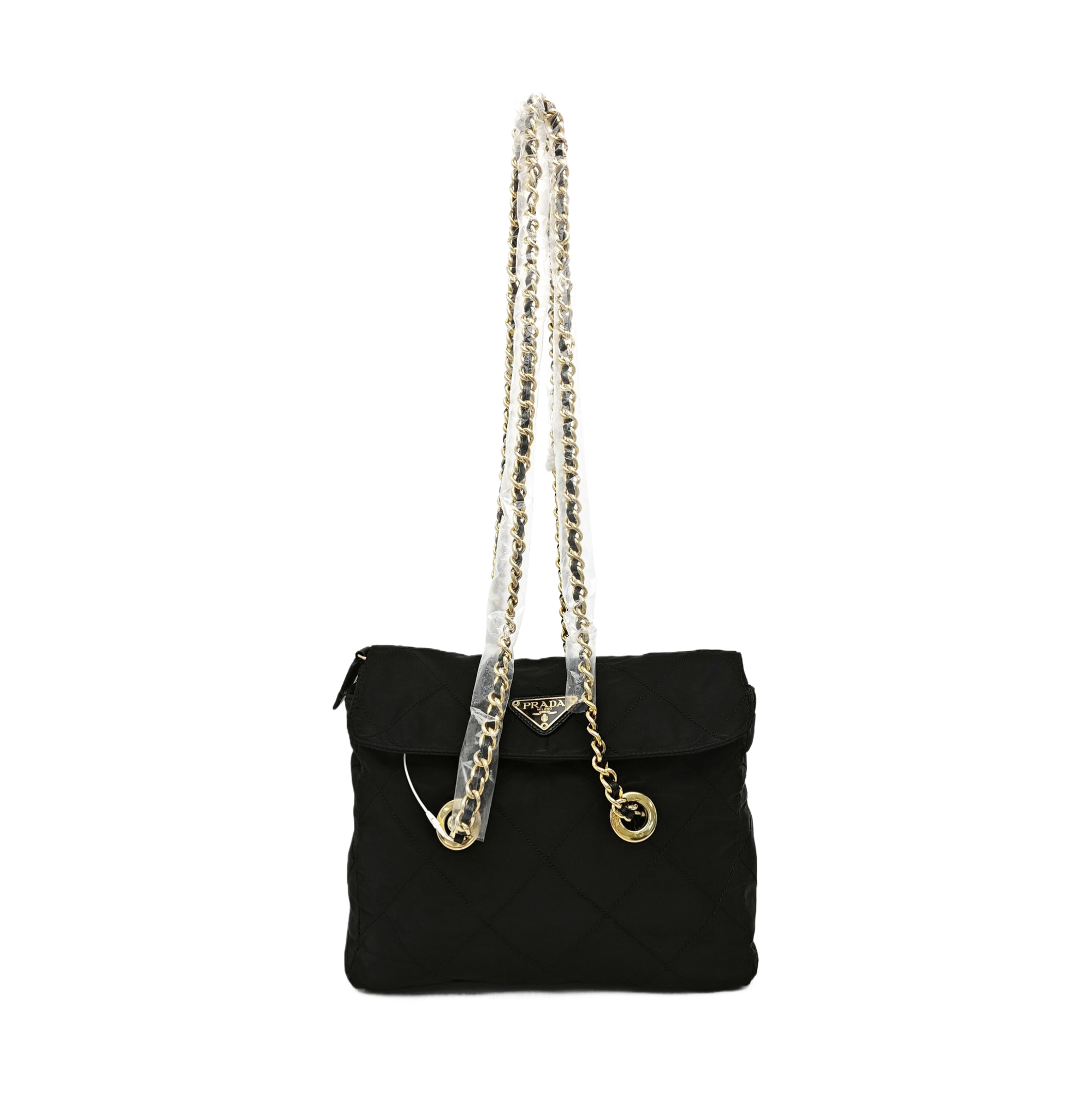 Nylon Quilted Nylon Black