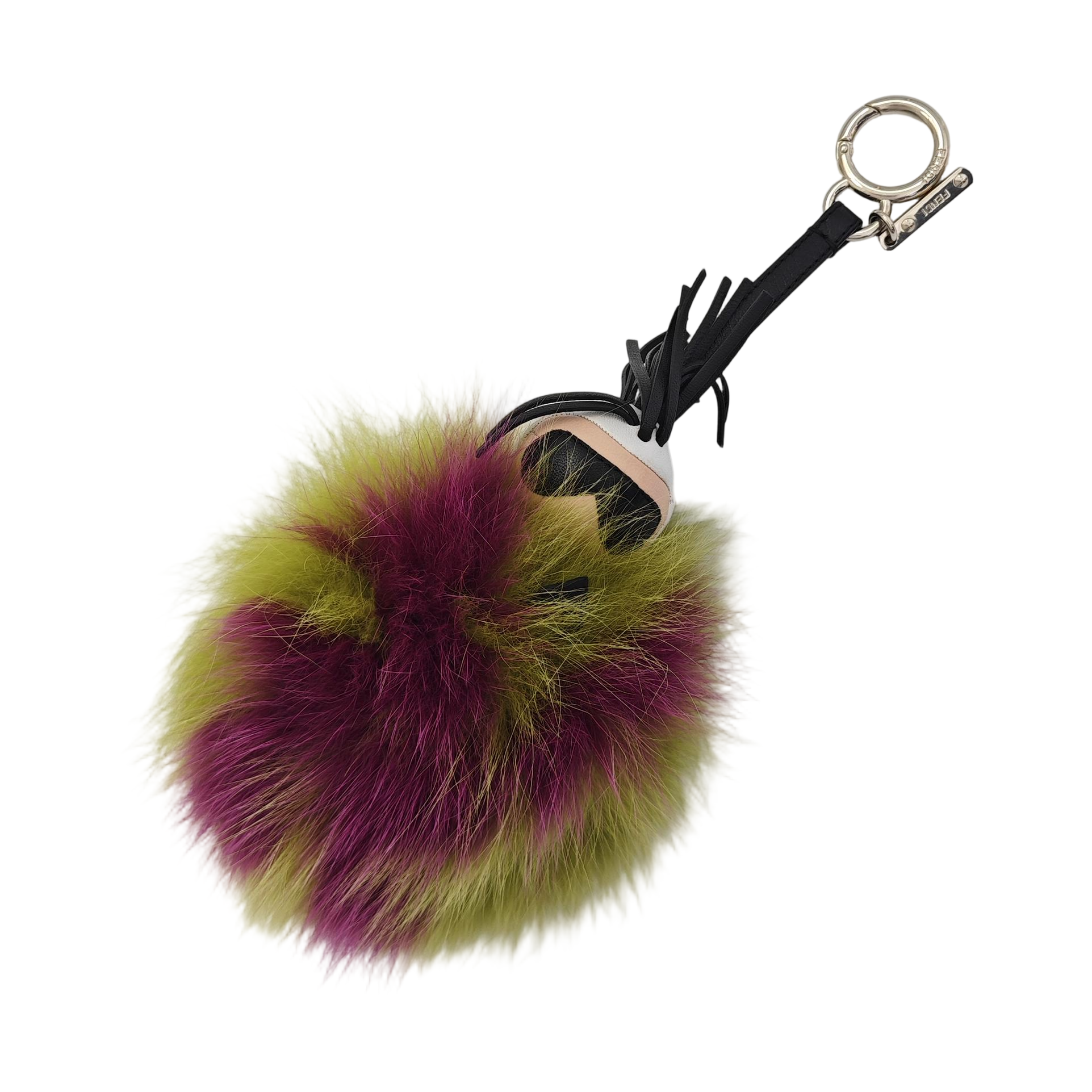 Fabric Bag Charm Multicolor