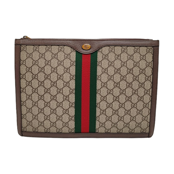 Ophidia Monogram Coated Canvas Beige