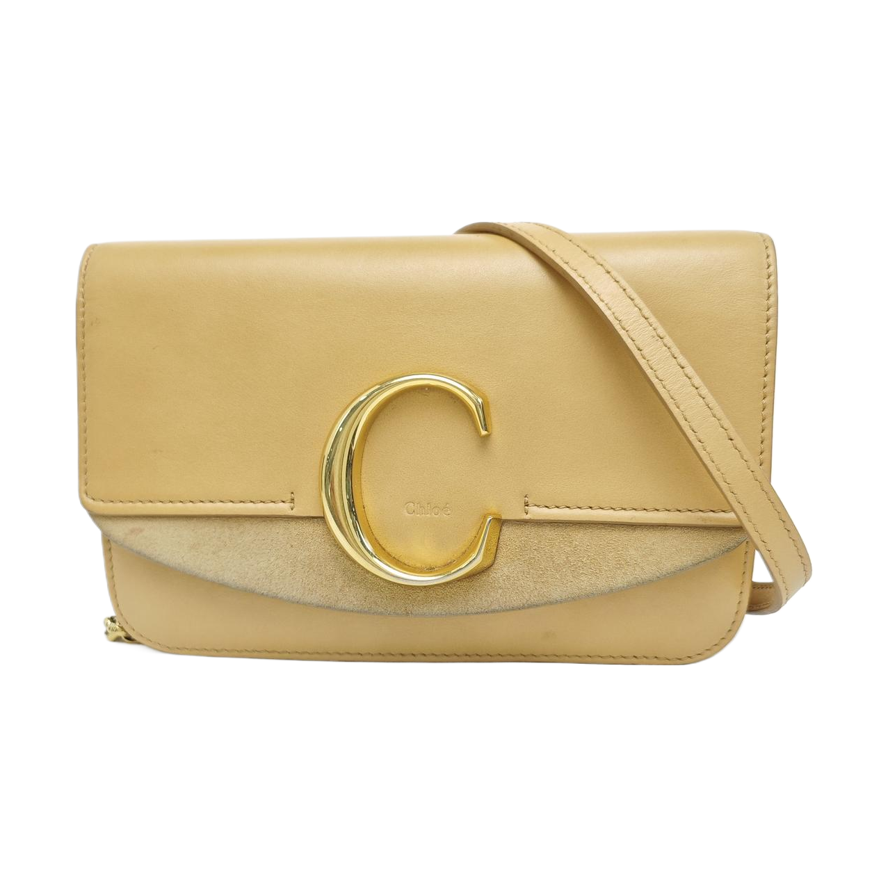Chloé C Small Calfskin Brown