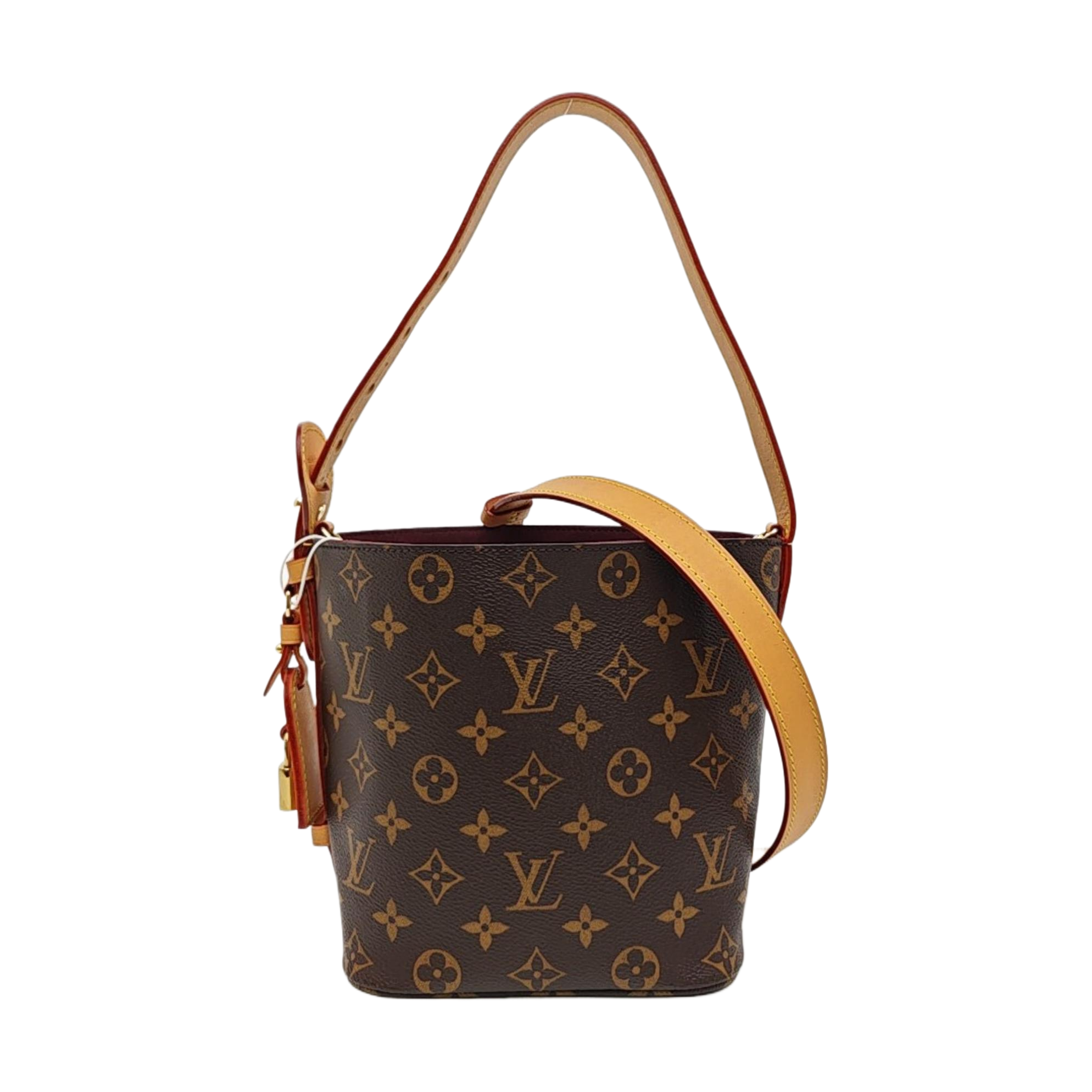 ALL IN Monogram Coated Canvas Brown
