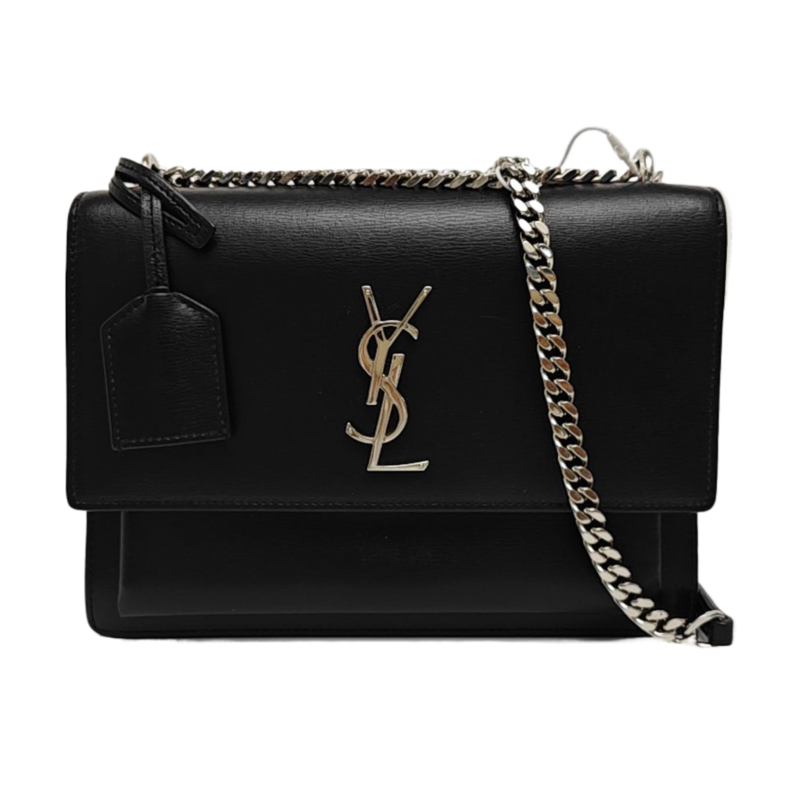 SUNSET Medium Calfskin Black