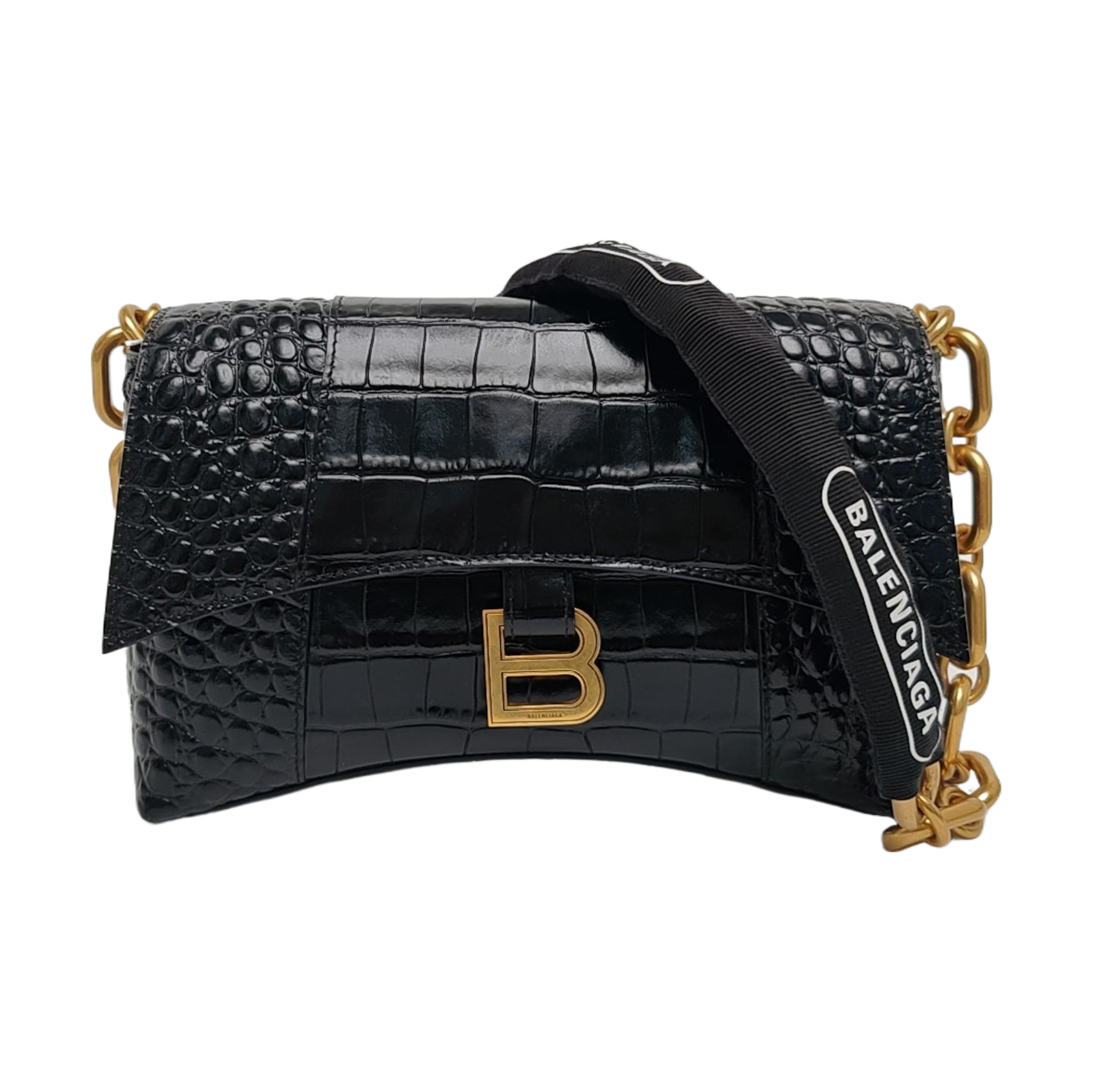 Downtown Super Mini Calfskin Black