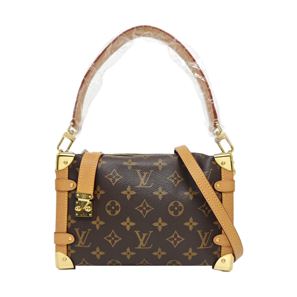 SIDE TRUNK MM Monogram Coated Canvas Brown