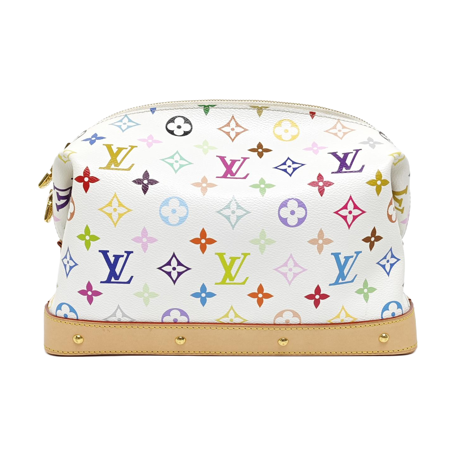 Monogram Coated Canvas Extra Large White