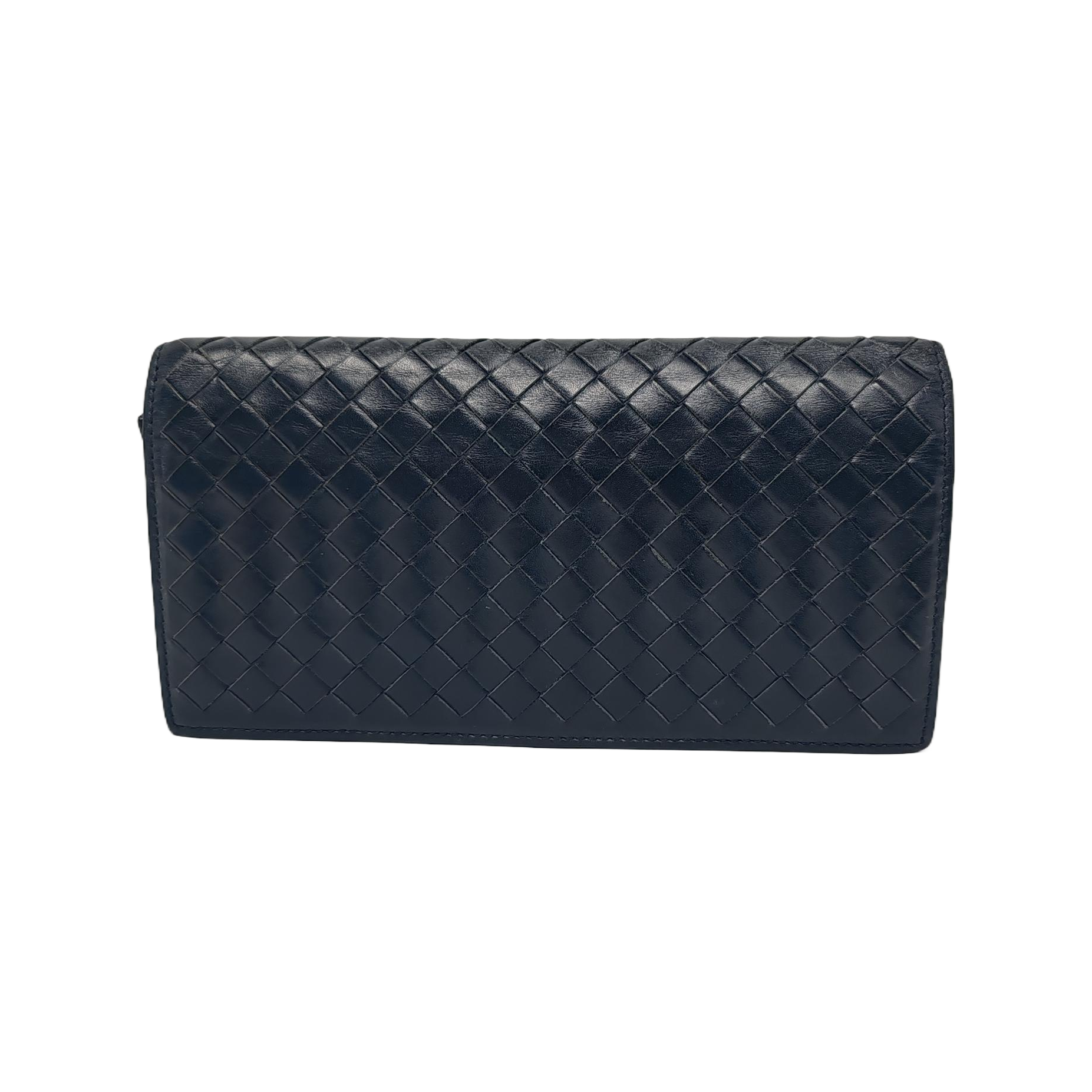 Calfskin Blue Wallet