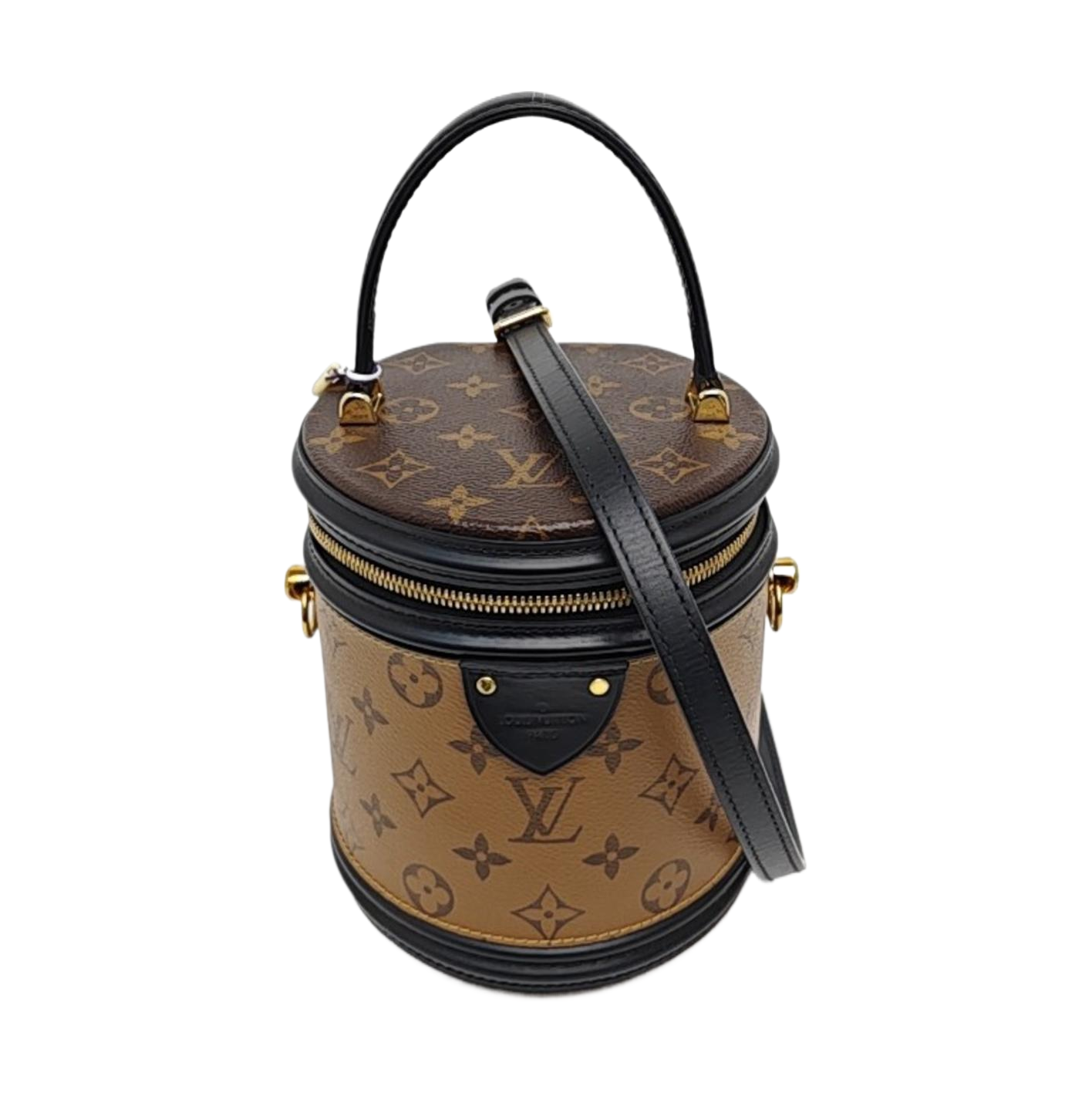 CANNES PM Monogram Coated Canvas Brown