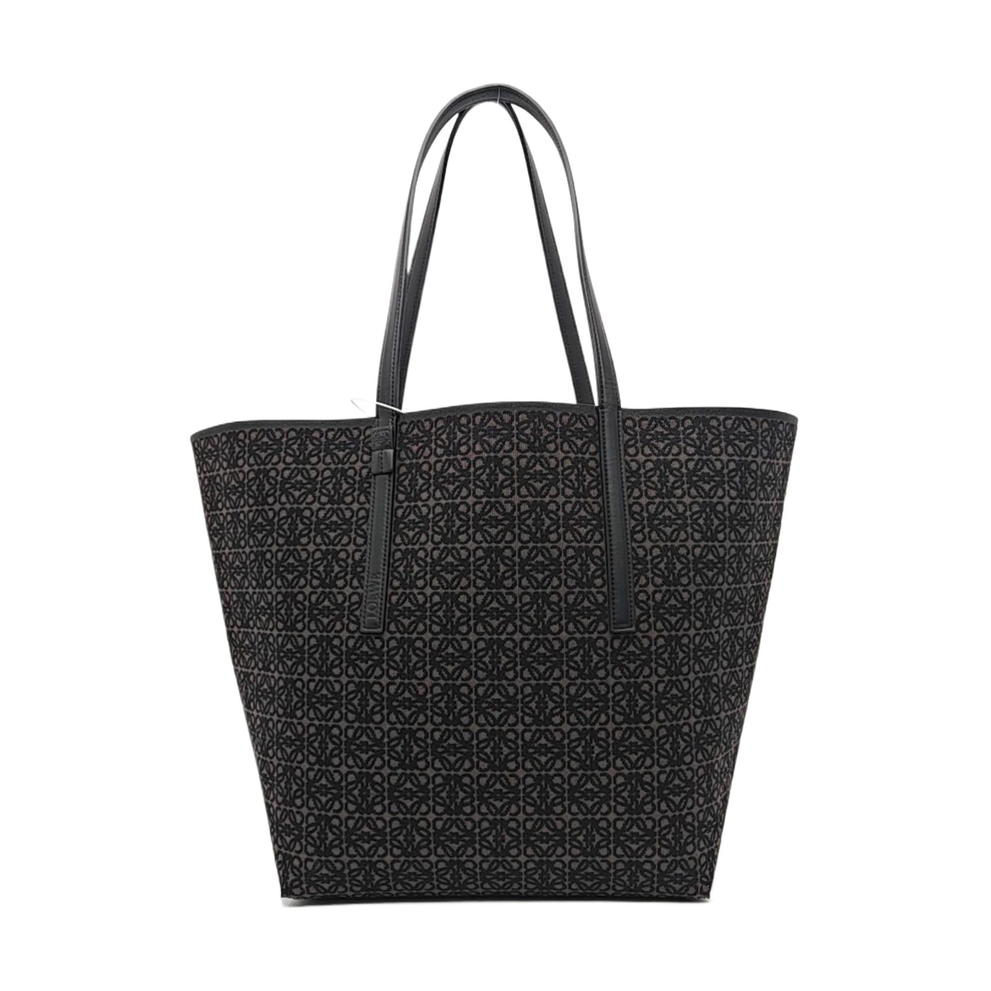 Anagram Tote Monogram Fabric Black