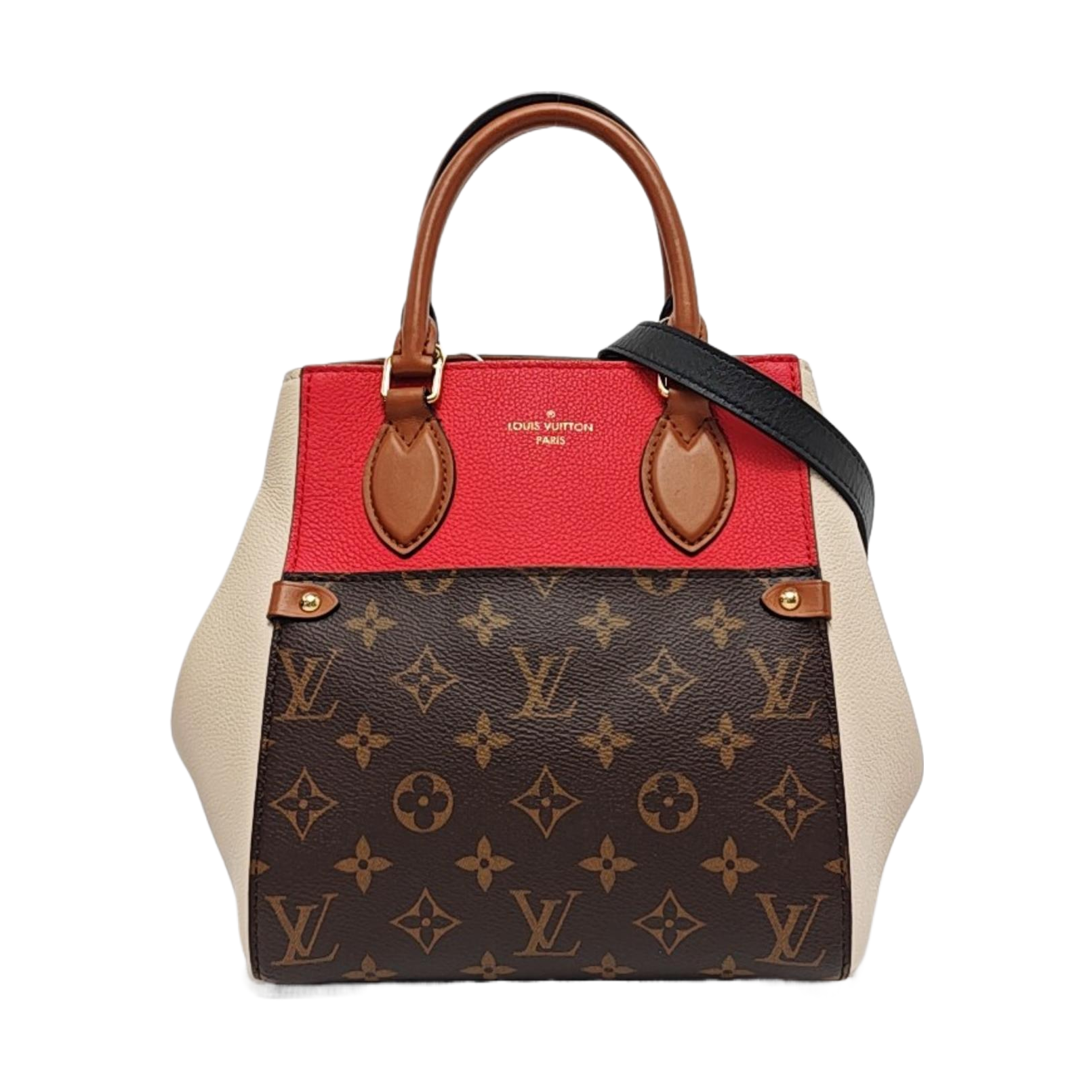 FOLD PM Monogram Coated Canvas Brown