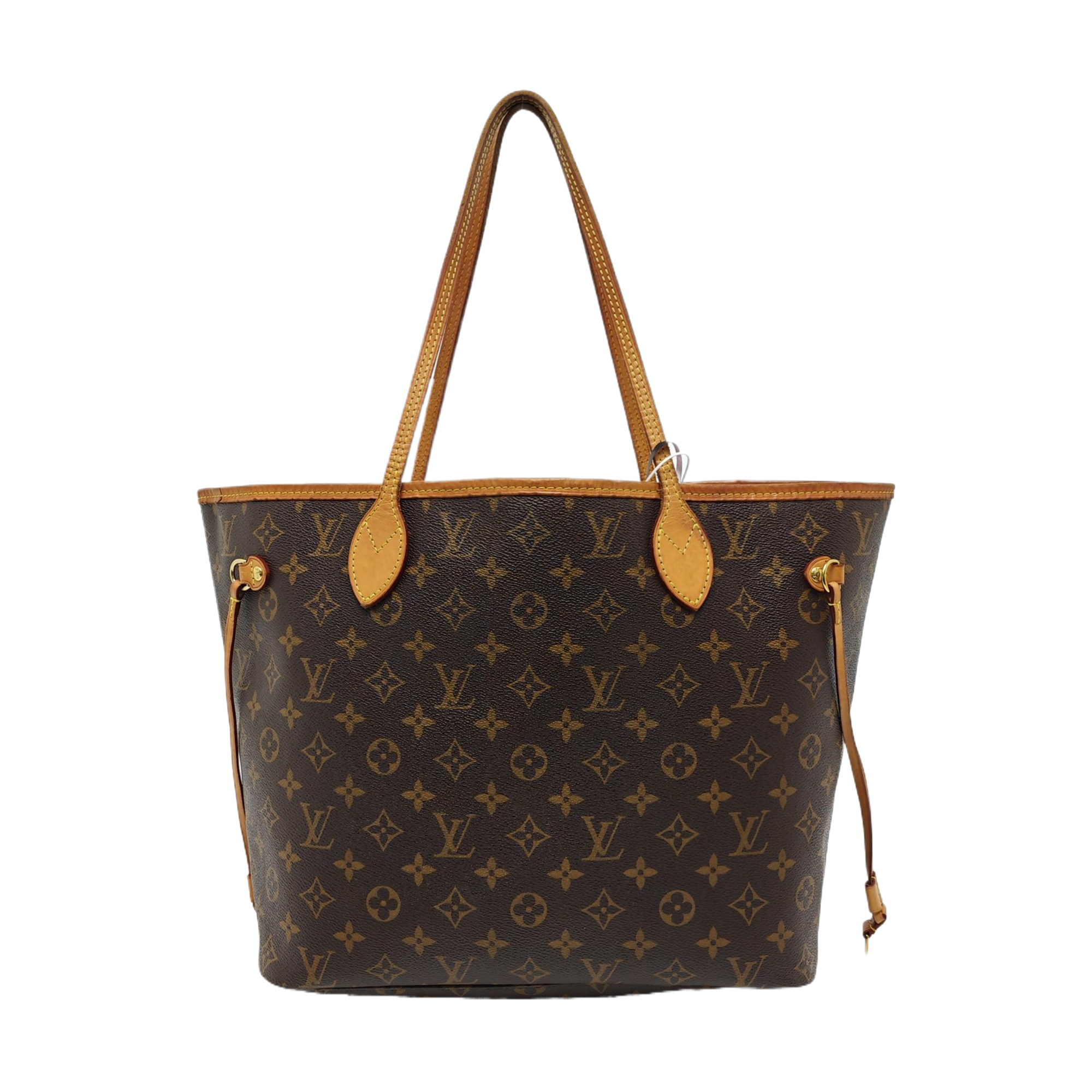 NEVERFULL MM Monogram Coated Canvas Brown