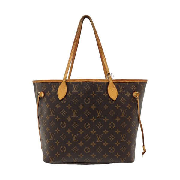 NEVERFULL MM Monogram Coated Canvas Brown