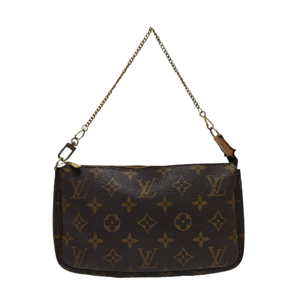 ACCESSOIRES Monogram Coated Canvas Brown