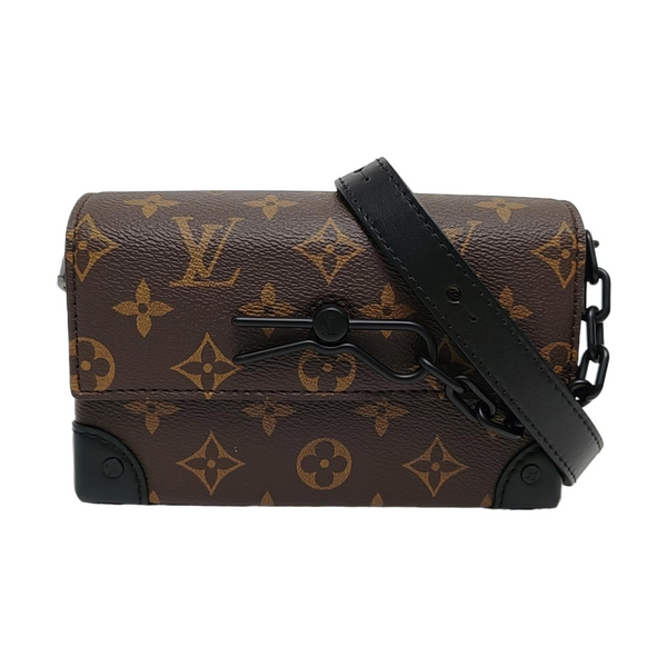 SOFT TRUNK Mini Monogram Coated Canvas Brown