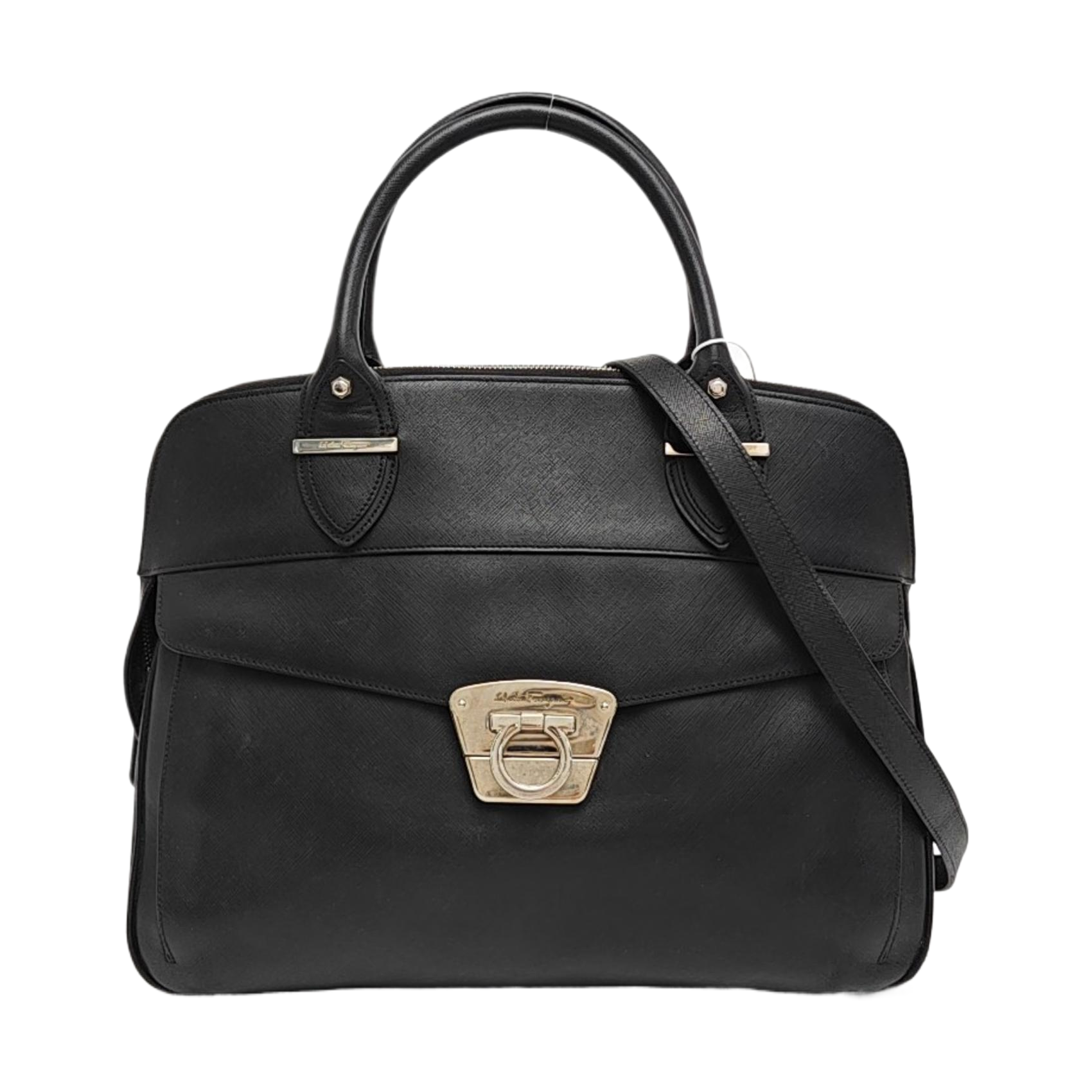Calfskin Shoulder Bag Black