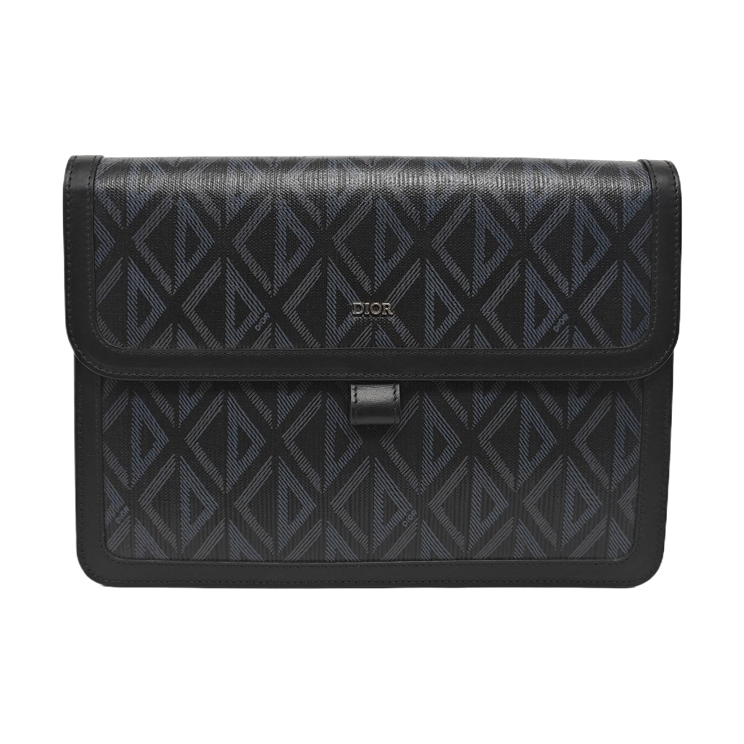 Hit The Road Oblique Coated Canvas Black