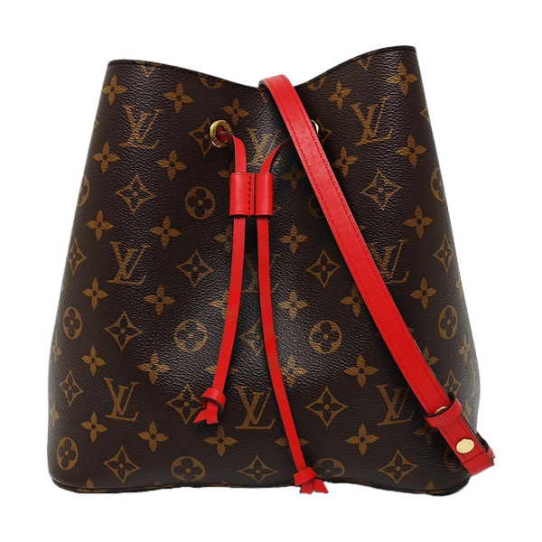 NÉONOÉ MM Monogram Coated Canvas Brown