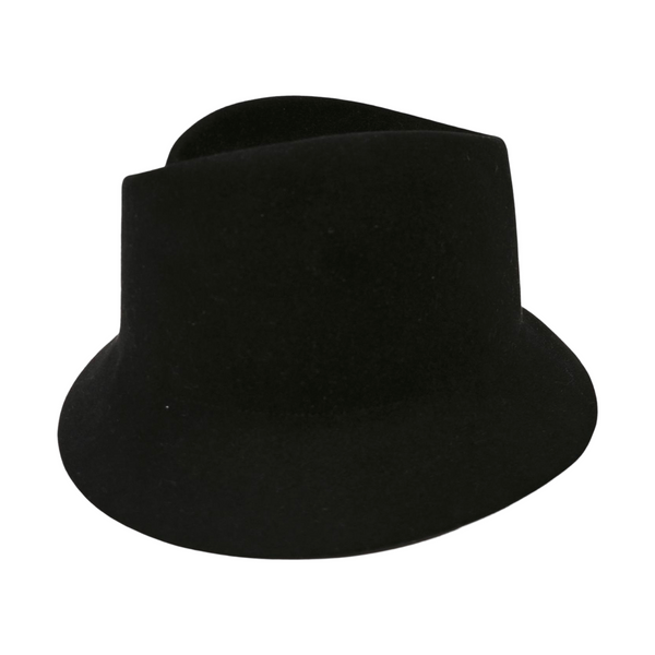 Rabbit Fur Hat Black