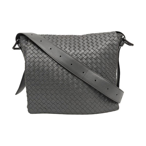 Calfskin Shoulder Bag Gray