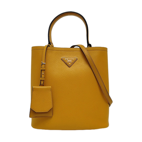 Panier Medium Calfskin Yellow