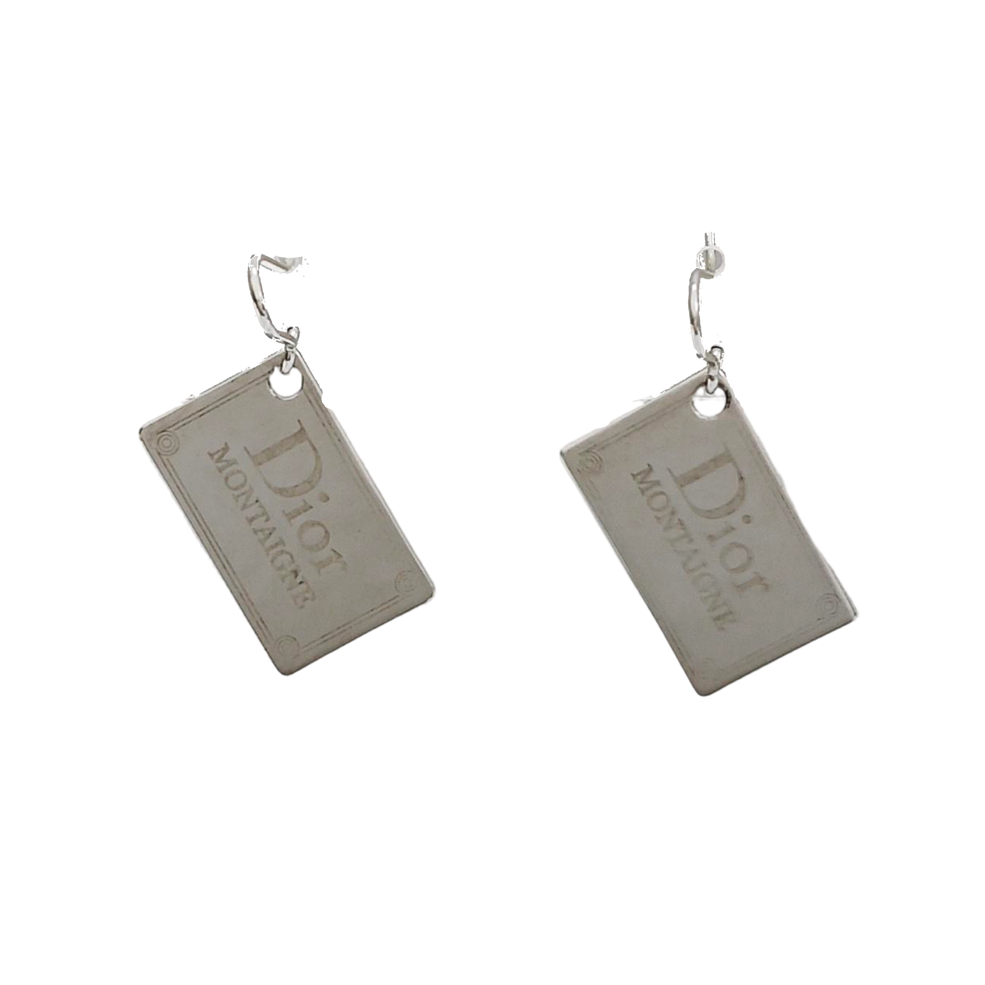Dio(r)evolution Metal Silver Stud Earrings