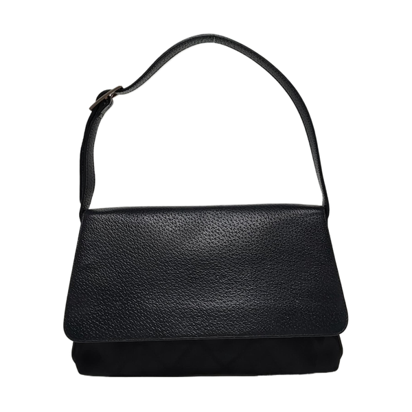Nylon Shoulder Bag Black