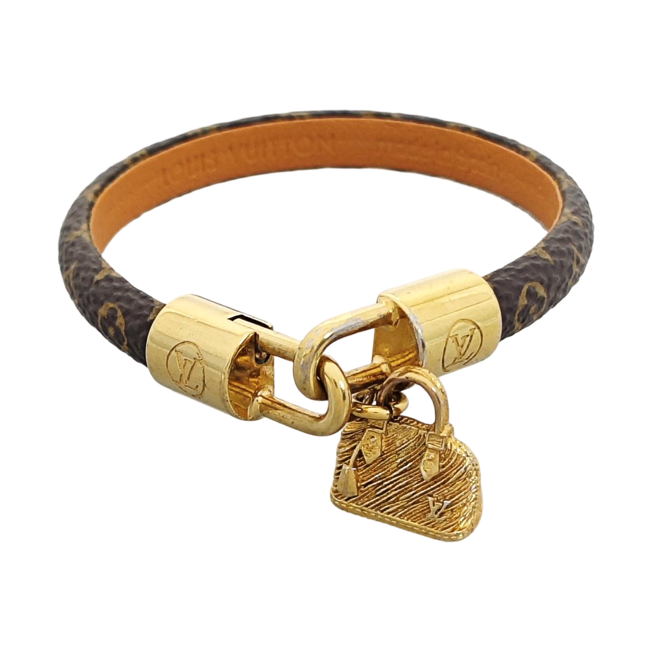 ALMA Leather Brown Bangle
