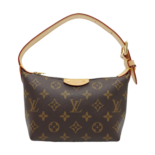 HILLS Monogram Coated Canvas Brown