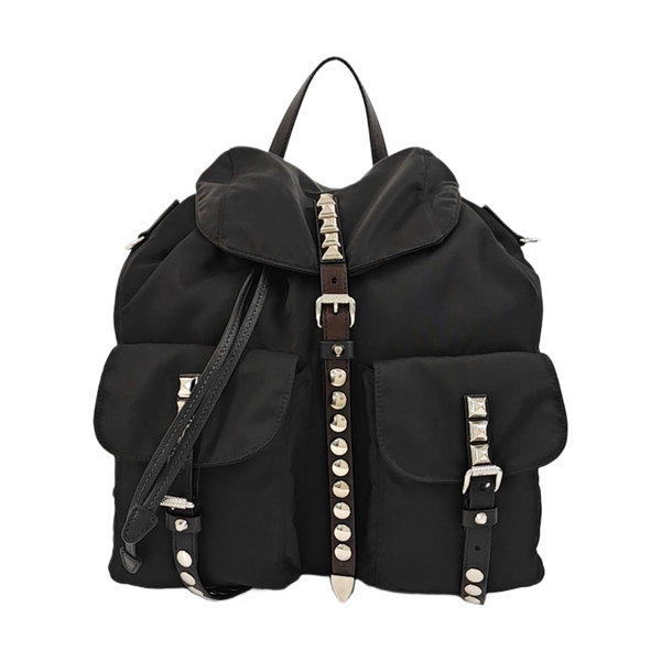 Nylon Backpack Black
