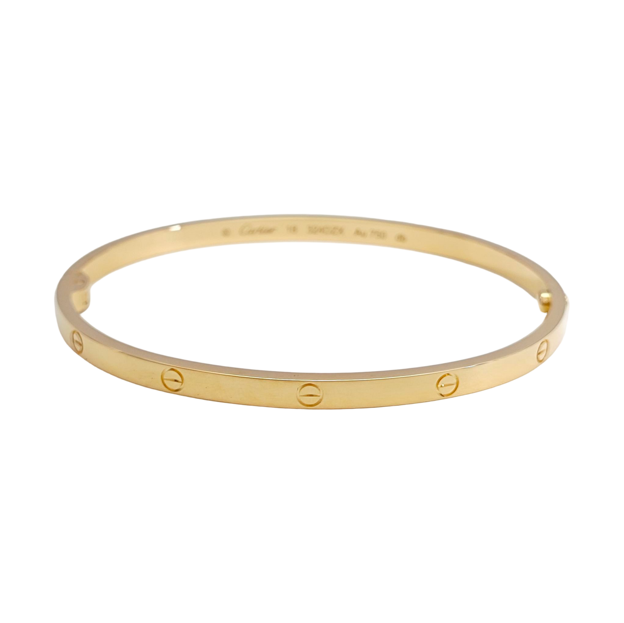 LOVE 18k Gold Bangle