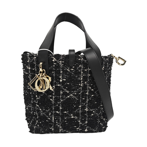 Toujours Small Cannage Wool Black