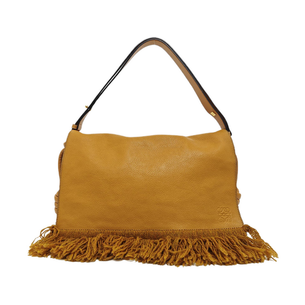 Calfskin Shoulder Bag Yellow