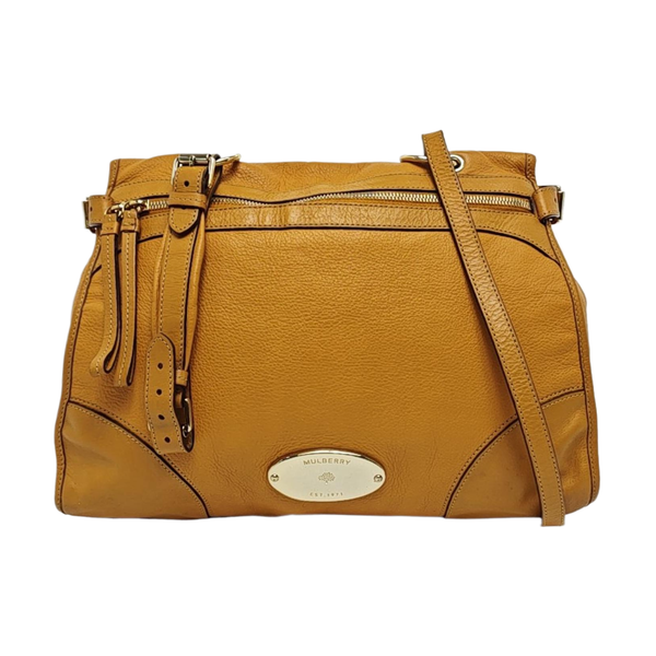 Calfskin Shoulder Bag Yellow