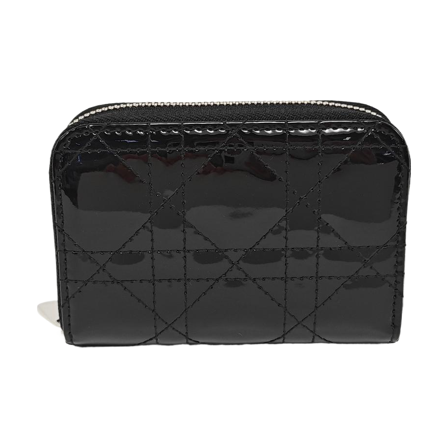 Lady Dior Cannage Patent Leather Black