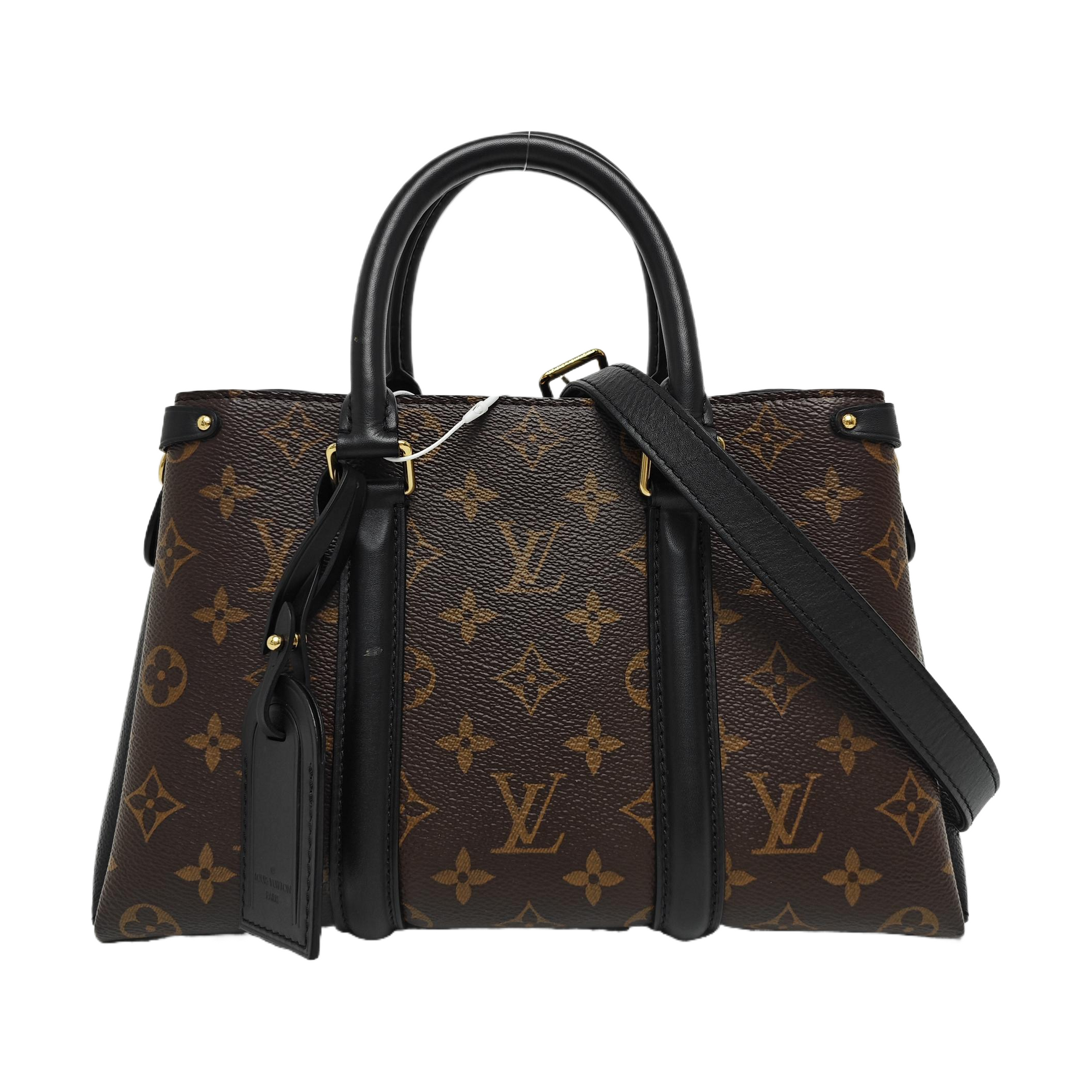 SOUFFLOT BB Monogram Coated Canvas Brown