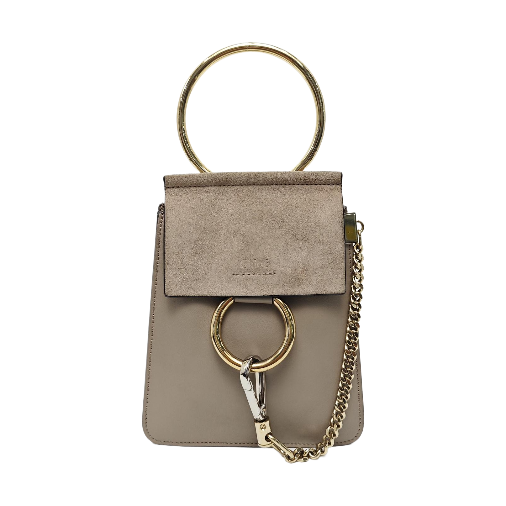 Faye Small Calfskin Gray