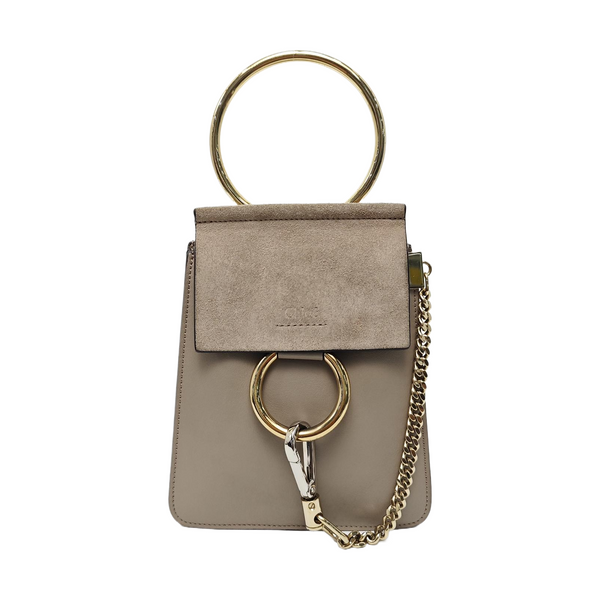 Faye Small Calfskin Gray