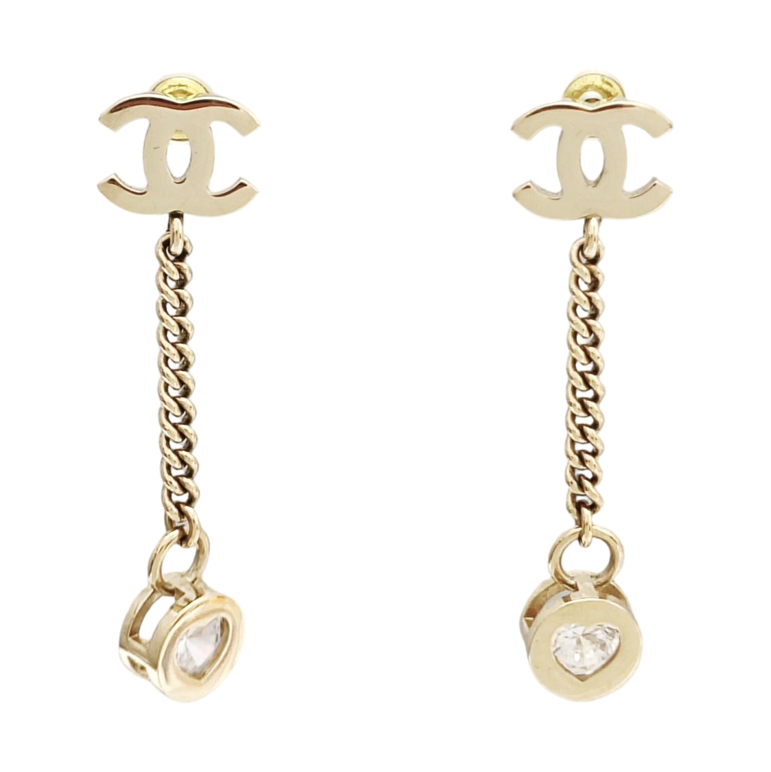 Metal Gold Stud Earrings