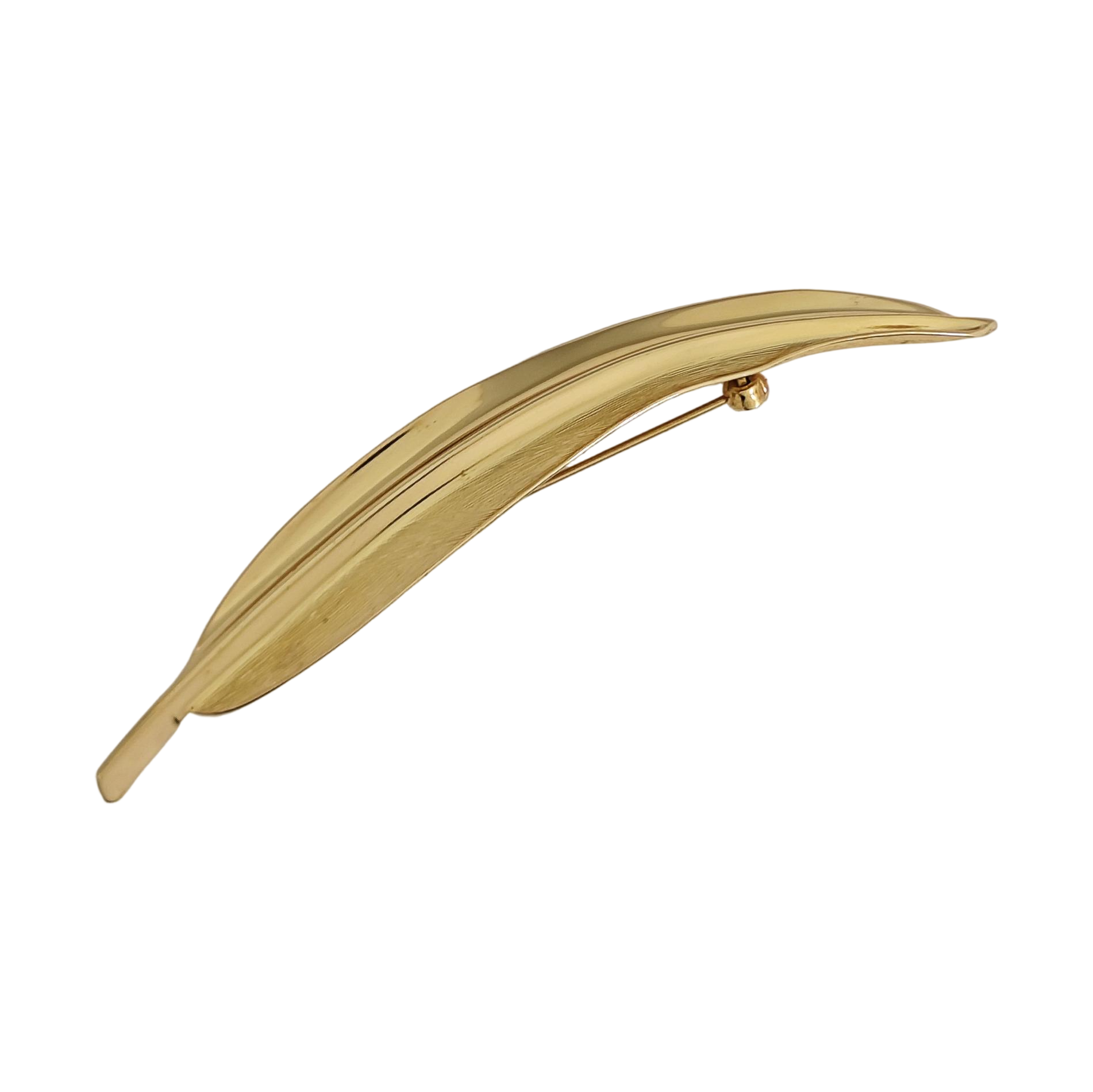 Metal Gold Brooch