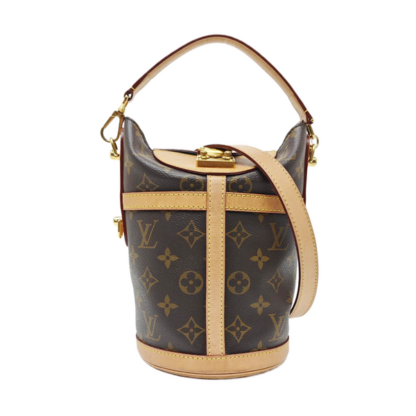 DUFFLE Monogram Coated Canvas Brown